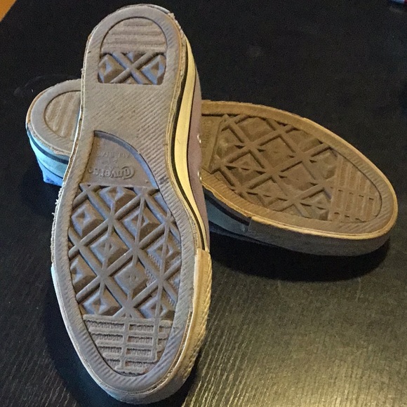 Purple Converse Sneakers - Picture 2 of 4